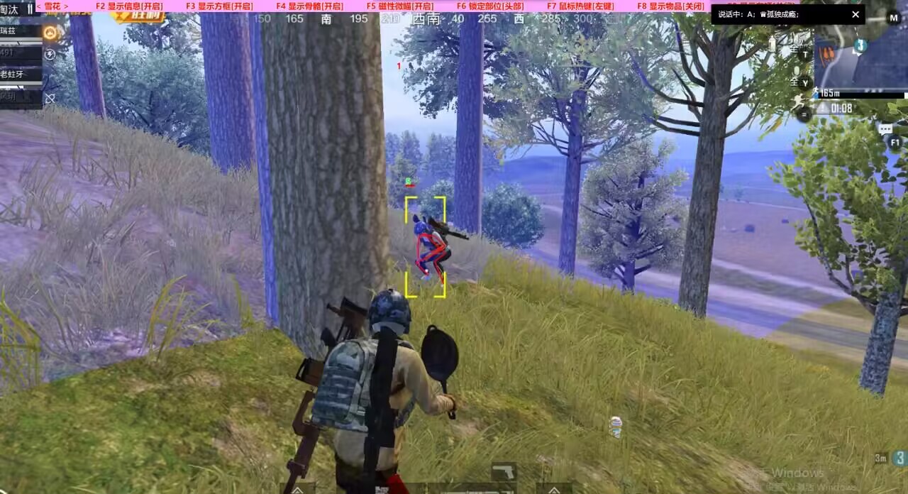 和平精英外挂【JOJO直装】子弹瞬击 物资透视 透视自瞄 透视绘制